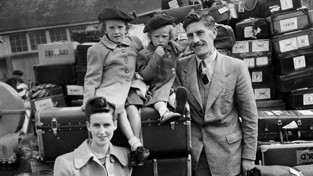 Packed: The Nicol family, British migrants to Australia, 1950. 