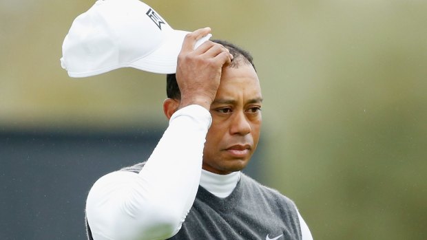 Struggling: Tiger Woods.