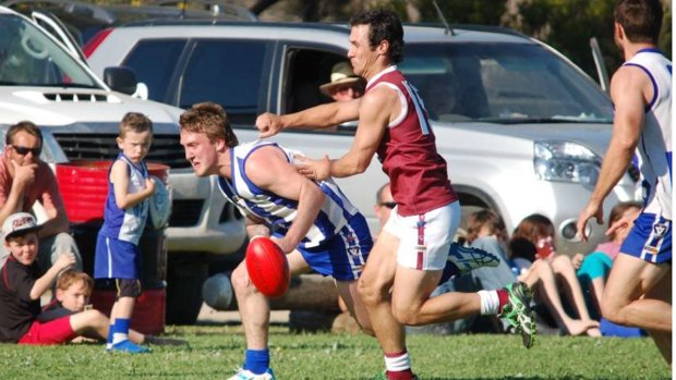 Golden run: Ultima’s Tom Isma will be hoping the Roos can snare another premiership this season.