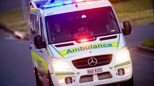 Emergency services are at the scene of a bus rollover near Bundaberg.