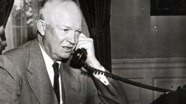 US President Dwight Eisenhower was 62 when first elected - eight years younger than Donald Trump. 
