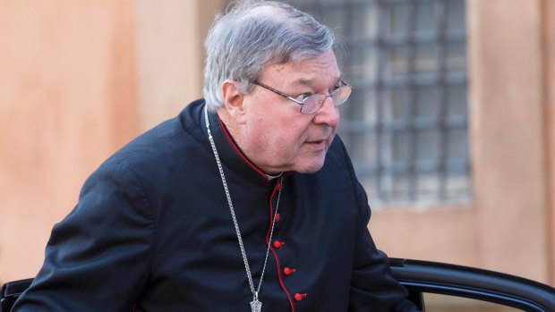 Brief of evidence returned to prosecutor: Cardinal George Pell at the Vatican in 2014.