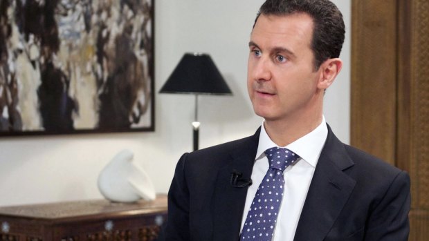 Syrian President Bashar al-Assad in Damascus in December. 