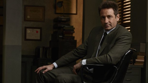 "We're really telling the story of America," says David Duchovny. 
