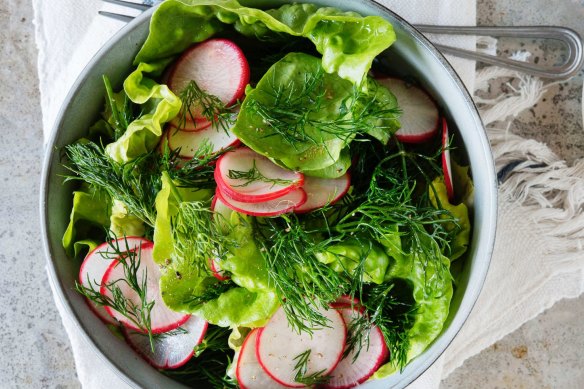 The Blue Ducks' simple Scandi salad.