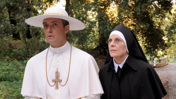 Jude Law and Diane Keaton star in The Young Pope.