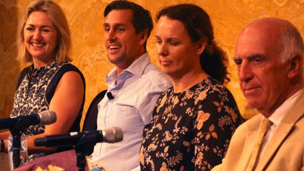 Mitchell Pearce at The Banksia Project mental health evening.