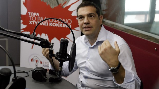 "If I don't have a parliamentary majority, we will be forced to go to elections": Greek Prime Minister Alexis Tsipras.