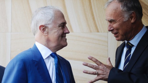 Malcolm Turnbull on the hustings with Bennelong candidate John Alexander this week.