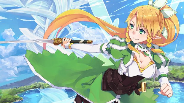 Leafa from Sword Art Online is a popular Anime character. 