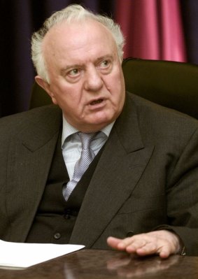 Georgian President Eduard Shevardnadze in 2003.