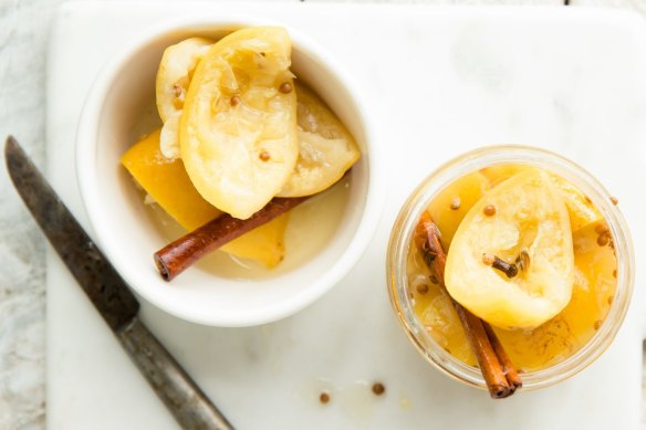 Home-made preserved lemons (see recipe below).