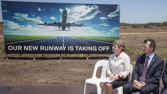 Brisbane Airport Corporation chief executive Julieanne Alroe and Brisbane Lord Mayor Graham Quirk have discussed Brisbane's building height limits.