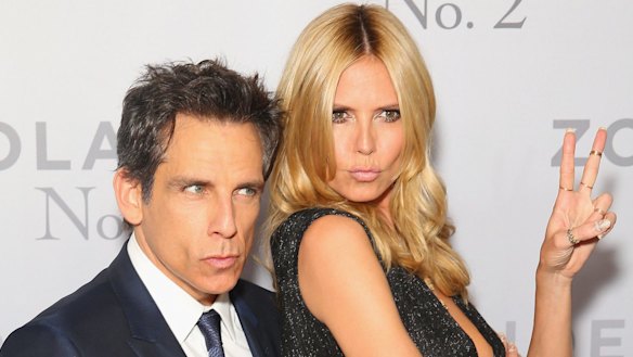 Ben Stiller and Heidi Klum at the Sydney screening of Zoolander No. 2 at the State Theatre on Australia Day.