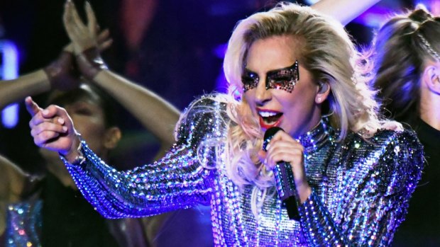 Lady Gaga performed at the 51st Super Bowl on Sunday, but it was the ads, not the pop star, that took a swipe at Donald Trump. 