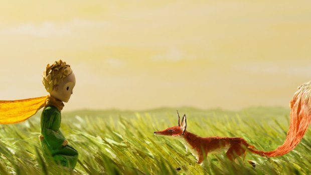 The Little Prince with the fox in a new adaptation of the classic book.