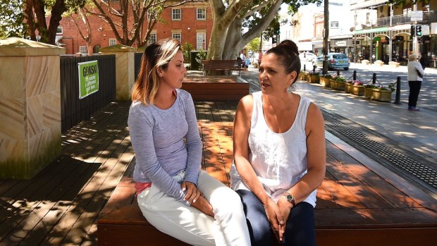 Jeanne Albrecht (right) with her daughter Ilana Albrecht  at Rozelle Public School.