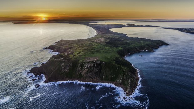 Sunset over Phillip Island.