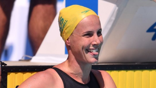 Shock win: Bronte Campbell.
