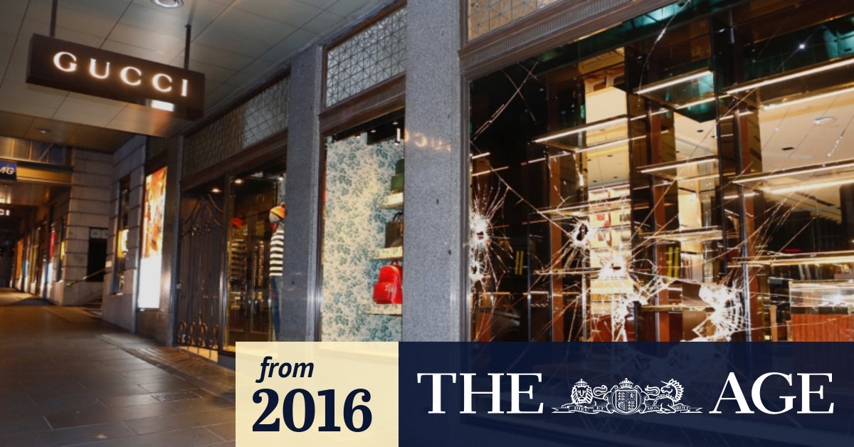 Handbag Heist Gucci And Prada Smashed And Grabbed In Melbourne Cbd