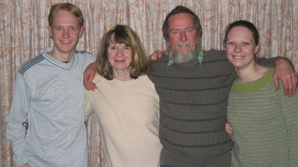 Greig and Carol Friday, with Dave and Alexandra.