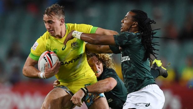 No way through: Australia couldn't repeat a victory over South Africa in Sydney.