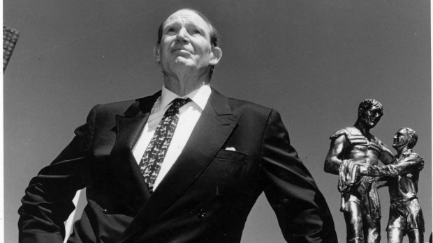 League man: Kerry Packer would gamble for high stakes at Roosters games.