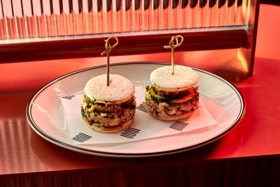 The Hainanese chicken club sandwich looks destined for cult status.