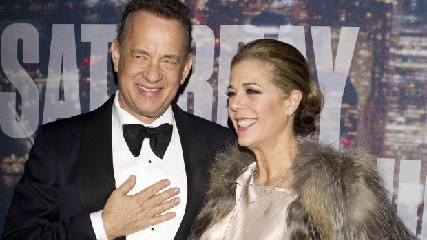 Rita Wilson, pictured with her husband, actor Tom Hanks.,