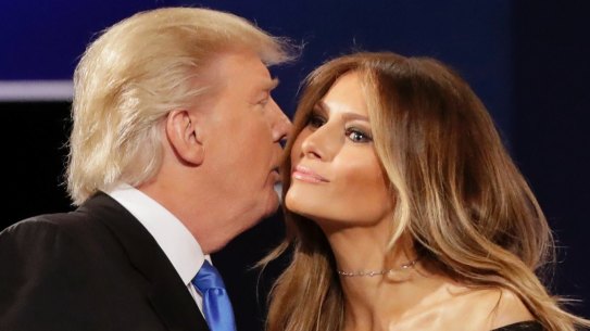 During the campaign, Melania Trump questioned the background of the women who accused her husband of forcibly kissing or touching them.
