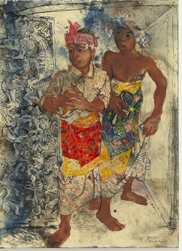 Australian artists in Bali find there's more to paradise than postcards