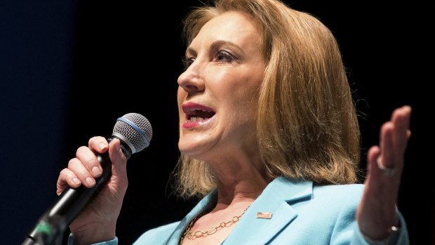 Former Hewlett-Packard chief executive and Republican US presidential candidate Carly Fiorina.