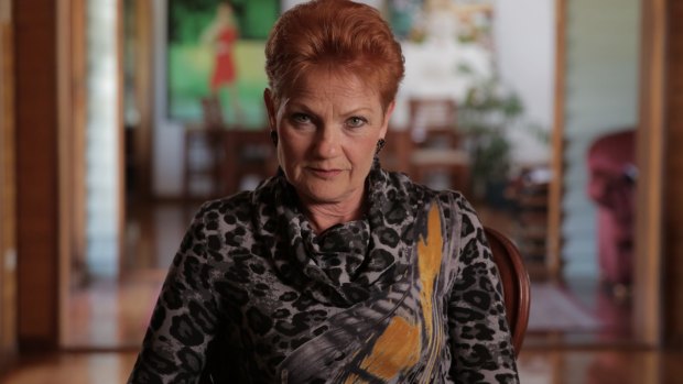 Pauline Hanson in <i>Hanson: The Years That Shook Australia.</i>