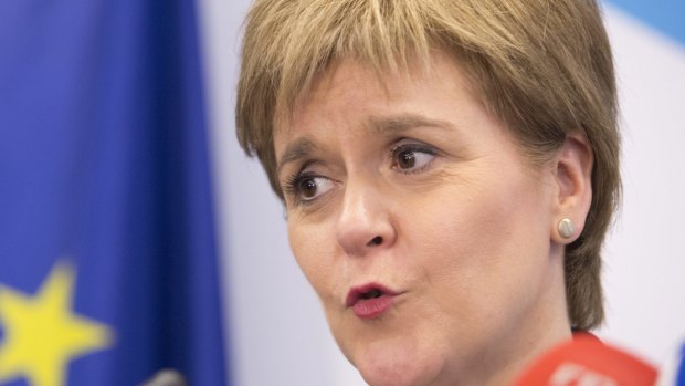 Scotland's First Minister Nicola Sturgeon wants Scotland to stay in the EU despite the 'Brexit'.