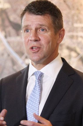 Proposed sale: NSW Premier Mike Baird.