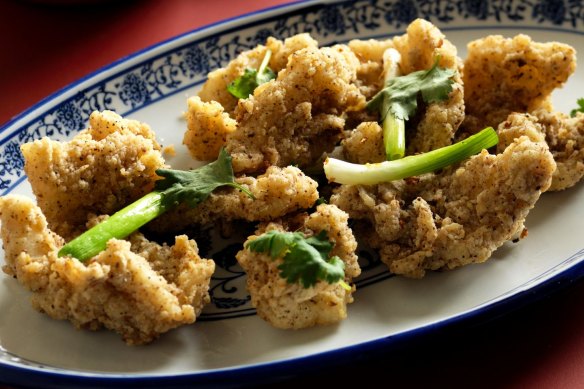 Neil Perry's salt and pepper squid.