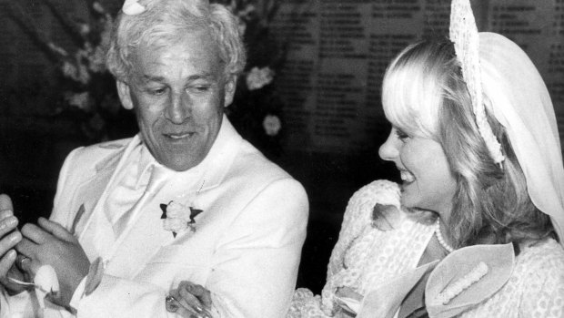 George and Georgina Freeman on their wedding day in 1981.
