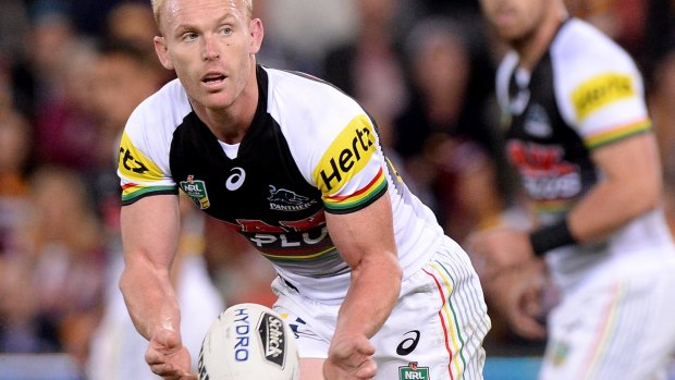 Feeling blue: Peter Wallace's chances at an Origin call-up have been dashed by injury.