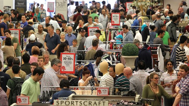 Boxing Day sales have been stronger than last year.
