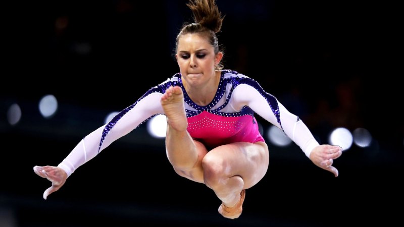 Lauren Mitchells Backflip For Rio Olympics 