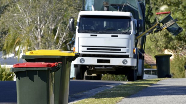 Rubbish: Inner-north residents have been warned of garbage truck strikes. 