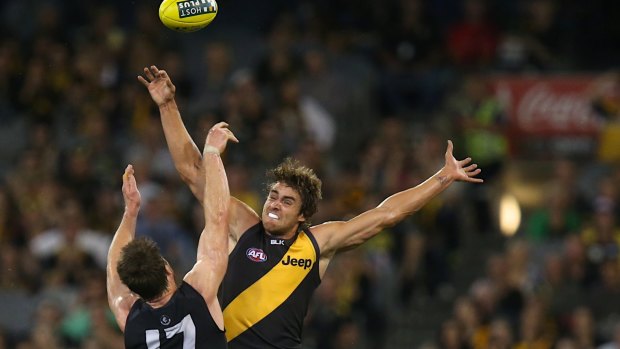 Richmond's Ben Griffiths injured his shoulder and will not face the Blues.