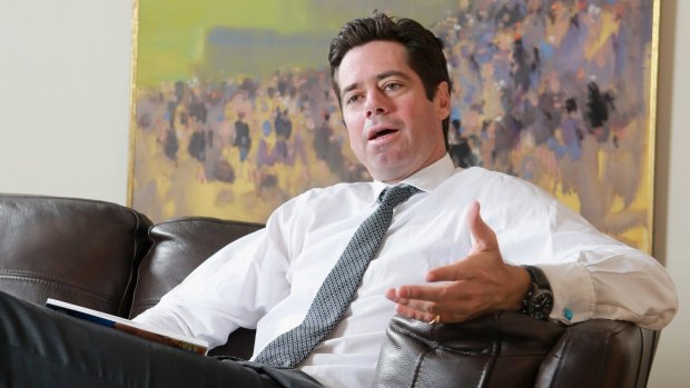 Gillon McLachlan says he is proud of the way the AFL coped with many issues in 2015.