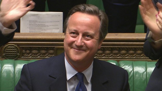 Former British prime minister David Cameron.