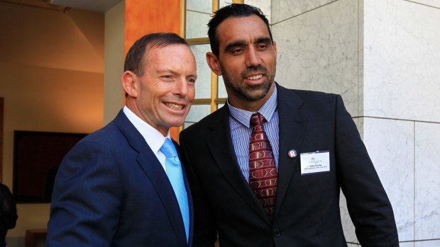 Prime Minister Tony Abbott has called on AFL fans to treat Adam Goodes with respect.