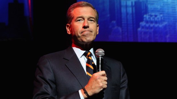 Not so trustworthy: Brian Williams has dropped down the list of most trusted Americans. 