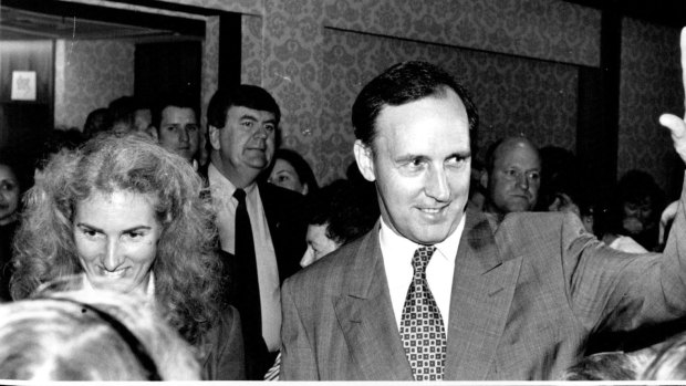 Prime Minister Paul Keating and wife Annita launching the 1994 International Year of the Family in Bankstown.