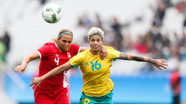 Matildas striker Michelle Heiman hopes to add a gold medal to her appearance on Play School.
