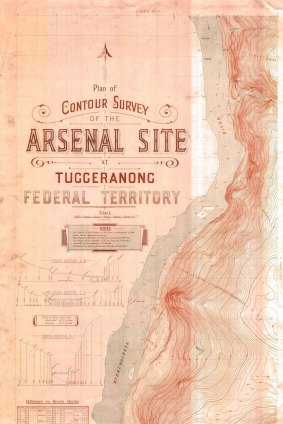 Arsenal site at Tuggeranong, 1917 map.