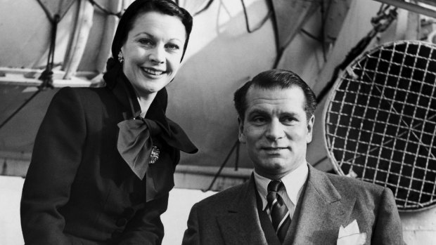 Lovers: Laurence Olivier wrote more than 200 love letters to his mistress then wife Vivien Leigh.